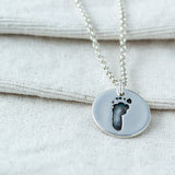 Hand or Footprint Necklace - Fine Belcher