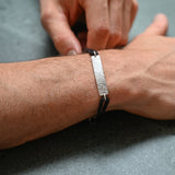 "Tender Touch" Fingerprint Bar Bracelet