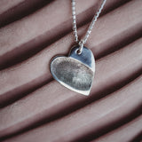 Original Fingerprint Necklace - Silver Link