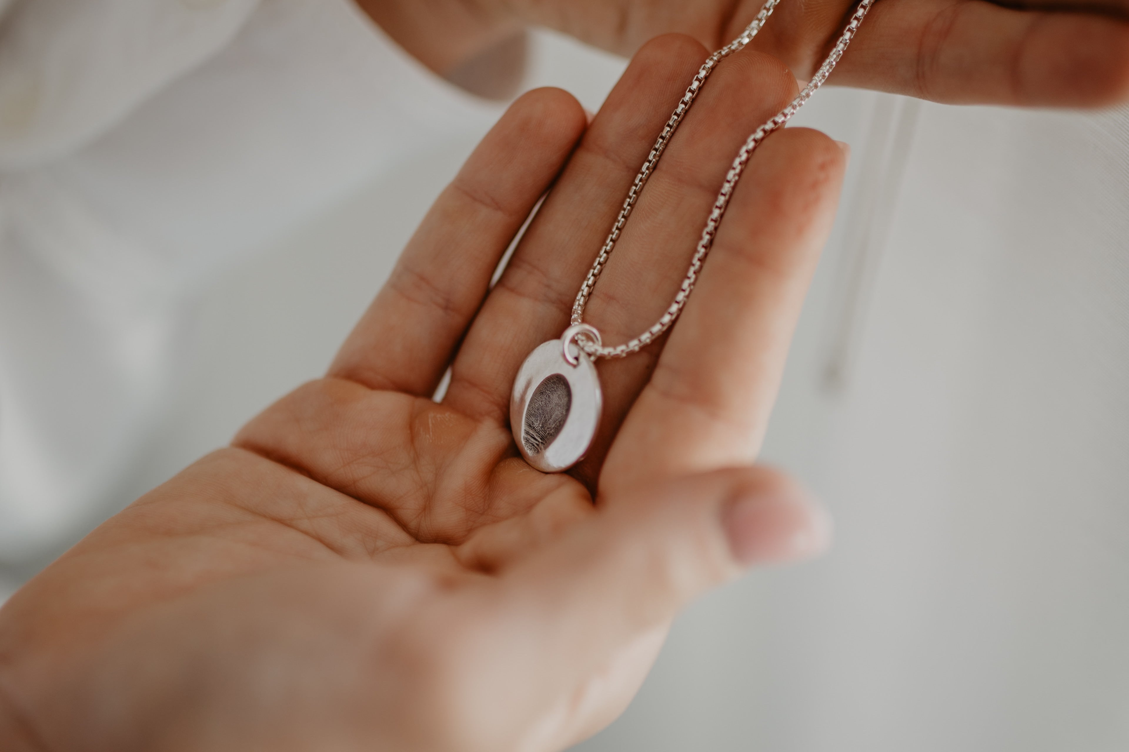 PHINGERIN TINY A NECKLACE SILVER PHINGERIN フィンガリン TINY