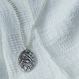 "Tender Touch" Fingerprint Necklace - Curb