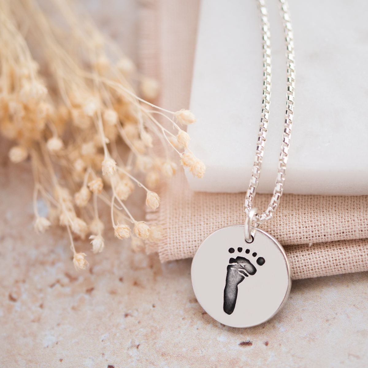 Footprint necklaces 2025