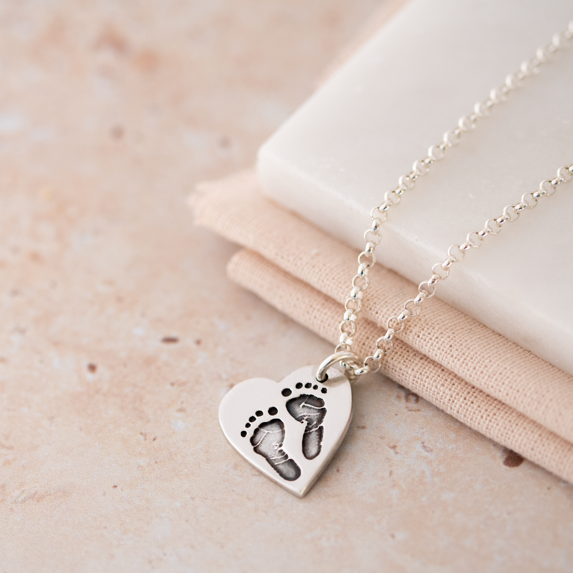 Personalized Loved One's Fingerprint Jewelry Stainless Steel Engravable Pendant  Necklace Actual Thumb Print Keepsake with Gift Box [Silver] - Walmart.com